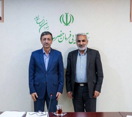 دیدار علی جعفری آذر نماینده مردم تبریز، آذرشهر و اسکو در مجلس با سید پرویز فتاح رئیس ستاد اجرایی فرمان امام