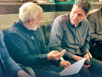 روایتی دیگر از جلسه کاری روز تاسوعا جعفری‌آذر و مدیران آب تبریز در روستای سهلان