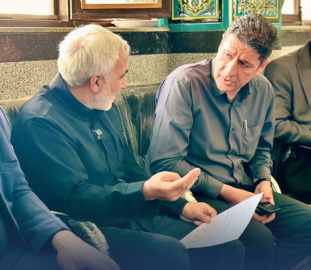 پیگیری میدانی دکتر جعفری‌آذر برای حل مشکل آب روستای «سهلان» در روز تاسوعا