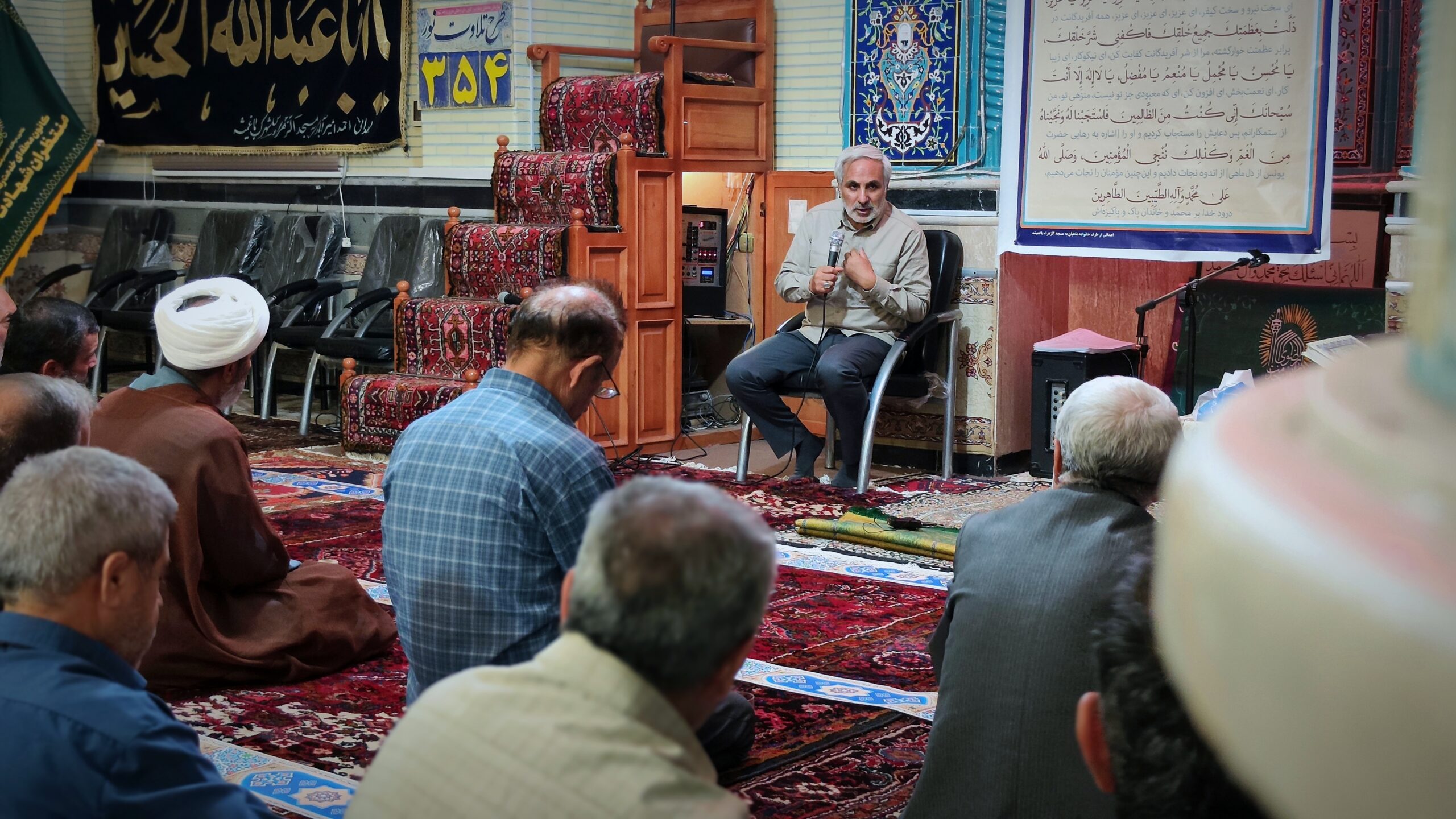 دیدار مردمی مسجد فاطمه زهرا باغمیشه