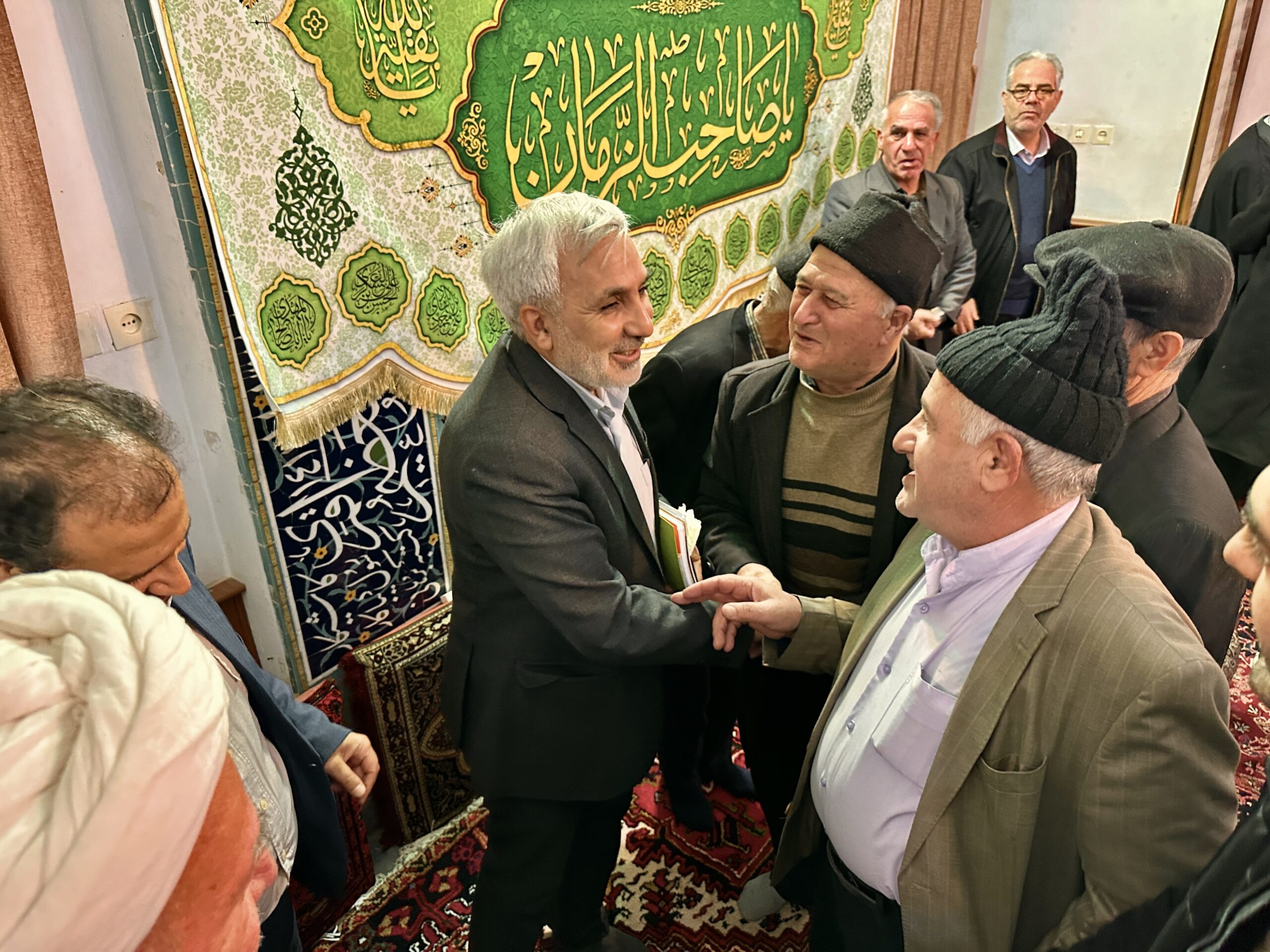 دیدار و گفتگو با اهالی محترم خسروشاه