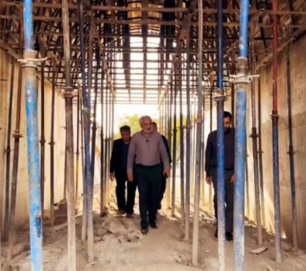 بازدید دکتر جعفری‌آذر از پروژه پل سه‌راهی شهید غفاری آذرشهر