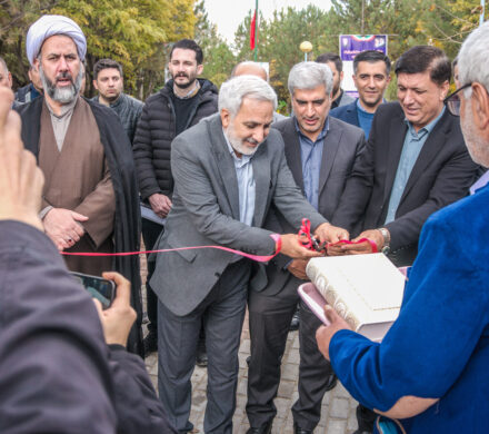 افتتاح پارک ملت روستای بایرام در شهرستان اسکو